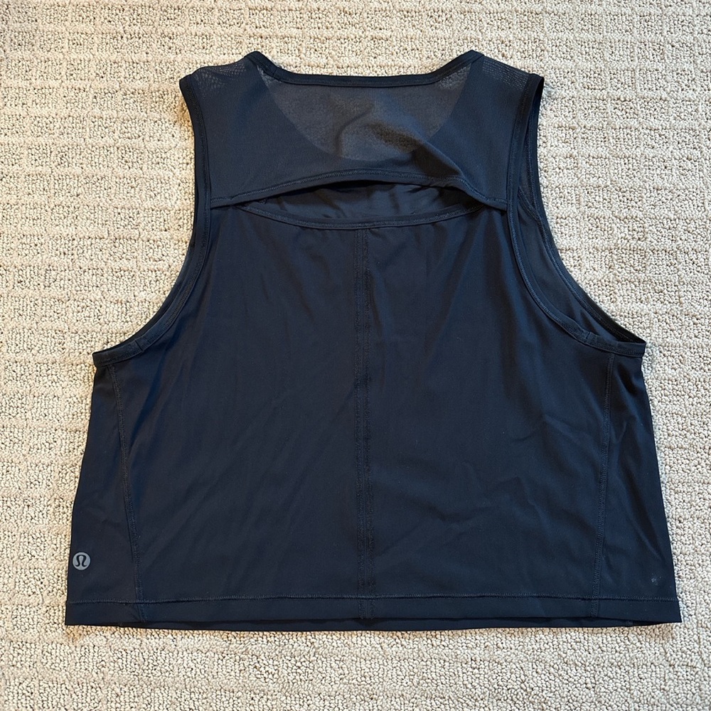 lululemon cropped sculpt tank
